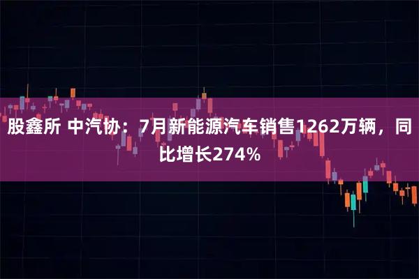 股鑫所 中汽协:7月新能源汽车销售1262万辆,同比增长274%